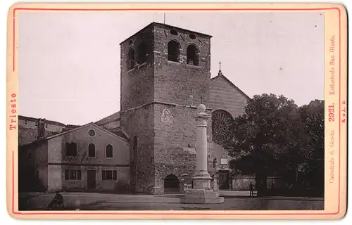 Fotografie Römmler & Jonas, Dresden, Ansicht Trieste, Partei an der Kathedrale San Giusto