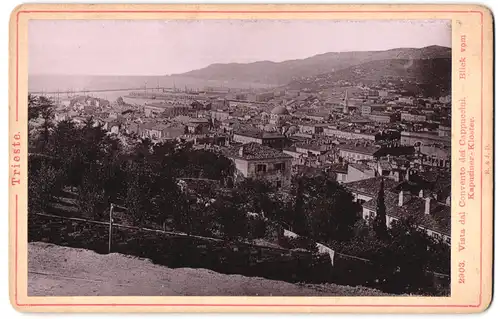 Fotografie Römmler & Jonas, Dresden, Ansicht Trieste, Vista dal Convento dei Cappuccini