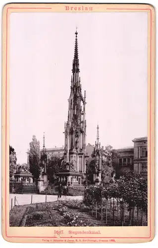 Fotografie Römmler & Jonas, Dresden, Ansicht Breslau, Blick auf das Siegesdenkmal