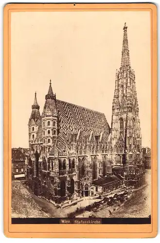 Fotografie C. J. Wawra, Wien, Plankengasse 7, Ansicht Wien, Blick auf die Stefanskirche