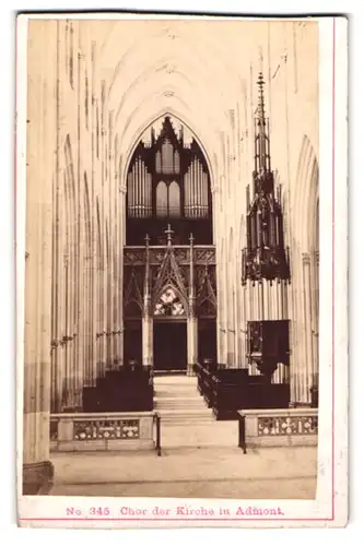 Fotografie Alois Beer, Klagenfurt, Ansicht Admont, Chor der Kriche mit Orgelpfeifen