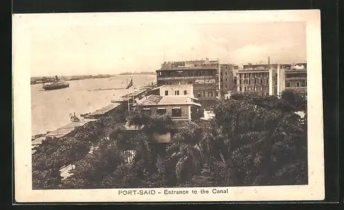 AK Port-Said, Entrance to the Canal