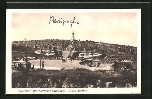 AK Fogliano Redipuglia, Cimitero Militare di Redipuglia, Veduta generale