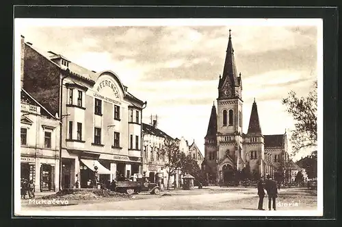 AK Mukacevo, Gloria, Blick zur Kirche
