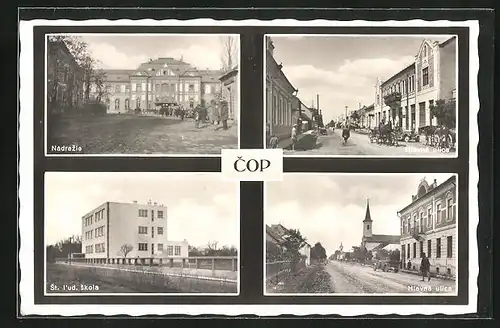 AK Cop, Nadrazie, Hlavna ulica, St. l`ud. skola