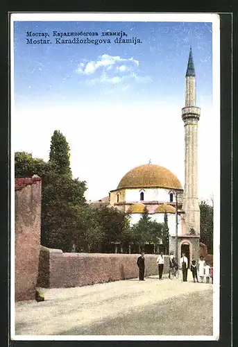 AK Mostar, Karadzozbegova dzamija, Moschee mit Minarett