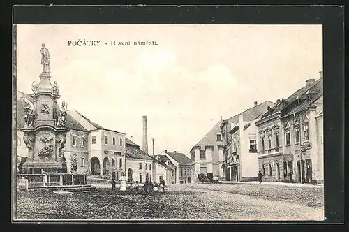 AK Pocatky, Hlavni námesti, Hauptplatz