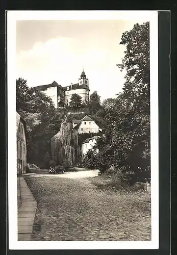 AK Javornik ve Slezsku, Blick auf das Schloss
