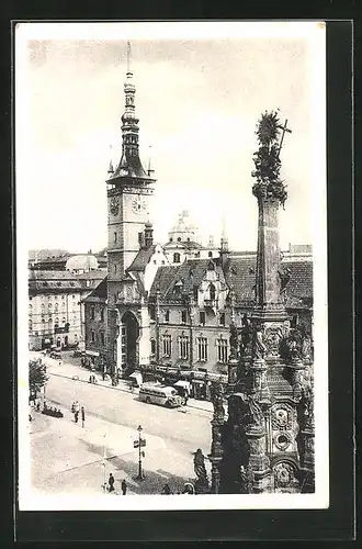 AK Olmütz / Olomouc, Rathaus / Radnice