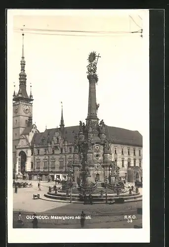 AK Olmütz / Olomouc, Masarykovo námesti, Masarykplatz