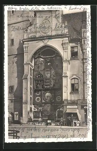 AK Olmütz / Olomouc, Kunstuhr / Orloj