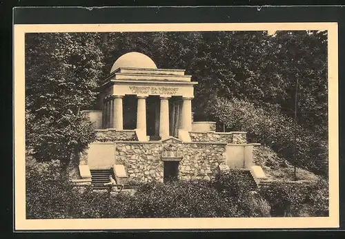 AK Olmütz / Olomouc, Jugosl. Mausoleum
