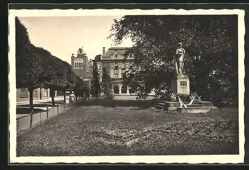 AK Prossnitz /Prostejov, Denkmal, Gutsherrenhaus