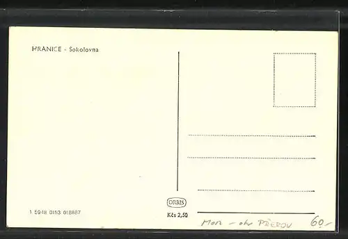 AK Hranice, Sokolovna, Thermo-, Barometersäule