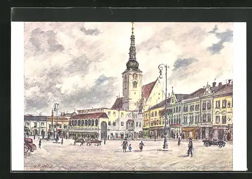 Künstler-AK Prostejov, Namesti