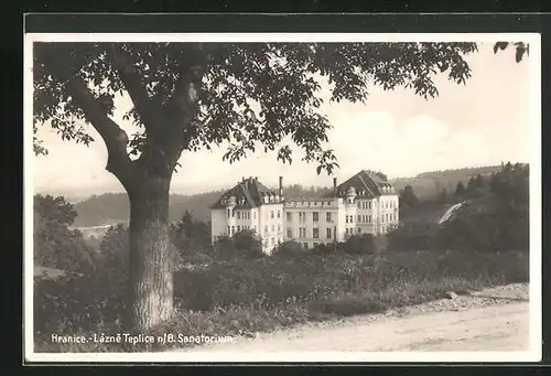 AK Hranice-Lazne Teplice n /B., Sanatorium