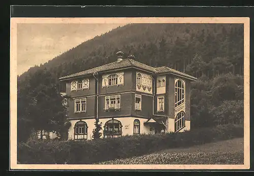 AK Hirsau /Württbg. Schwarzwald, Pension-Villa Adam