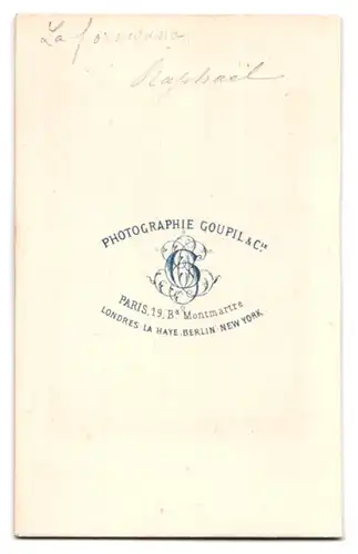 Fotografie Goupil & Cie., Paris, Ba. Montmartre 19, Gemälde: La Fornarina nach Raphael