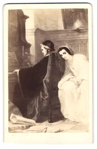 Fotografie Demuth, Berlin, Gemälde: Trost in Tönen nach Amberg