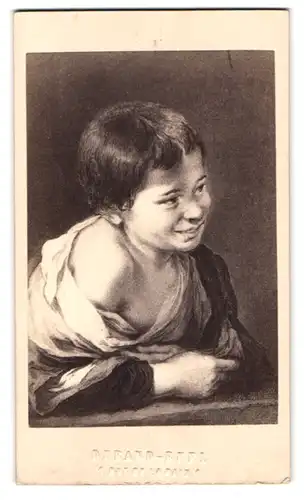 Fotografie Durand-Ruel, Paris, Rue de la Paix 1, Gemälde: Spanischer Bauernknabe nach Murillo