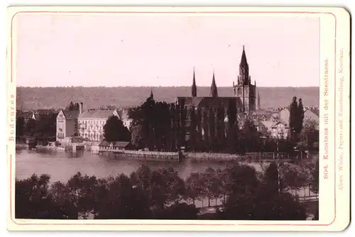 Fotografie Albert Wieler, Konstanz, Ansicht Konstanz, Blick zum Ort mit der Seestrasse