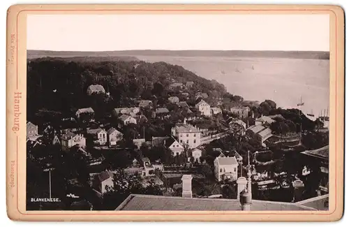 Fotografie Max Priester, Hamburg, Ansicht Hamburg, Blick auf Blankenese