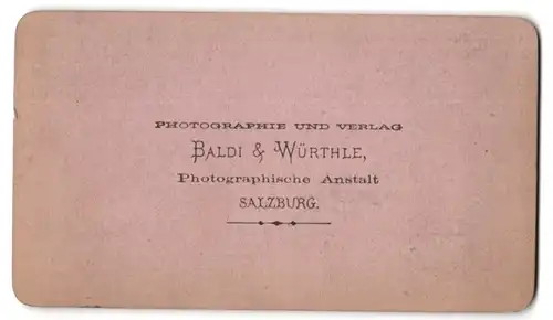 Fotografie Baldi & Würthle, Salzburg, Ansicht St. Bartholomä, Kloster mit dem Watzmann