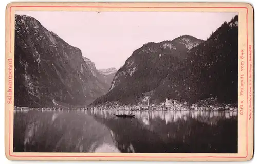 Fotografie Römmler & Jonas, Dresden, Ansicht Hallstadt, Blick zum Ort vom See aus