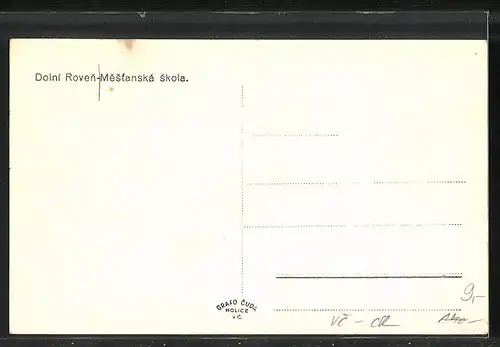 AK Dolni Roven, Mestanska skola