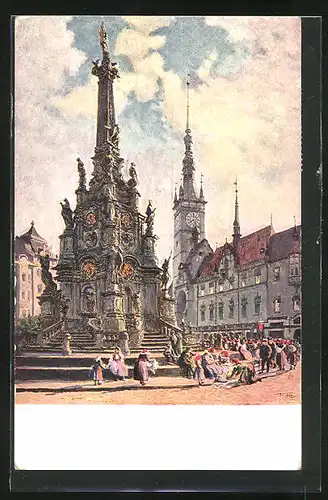 Künstler-AK Olmütz / Olomouc, Spolocnost Slovenského domu