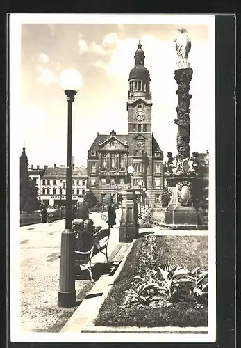 AK Prostejov, Rathaus im Sonnenschein