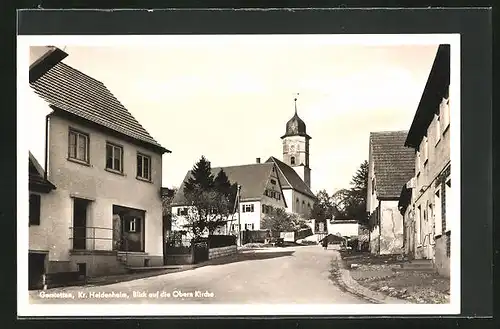 AK Gerstetten, Blick auf die Obere Kirche