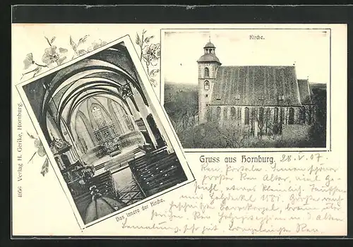 AK Hornburg, Kirche, Innenansicht