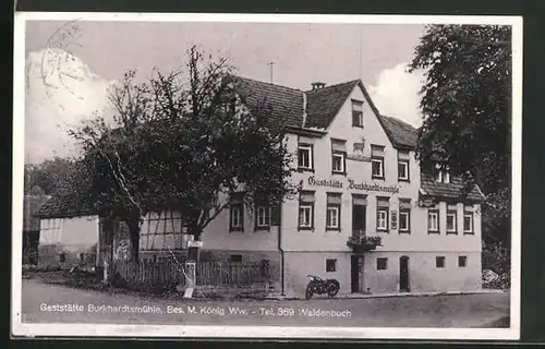 AK Waldenbuch, Gasthaus Burkhardtsmühle