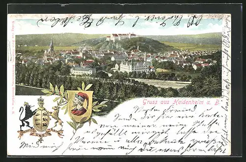 AK Heidenheim a. B., Panorama