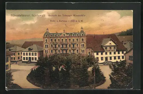 AK Schönwald, Höhenluftkurort, Hotel und Kurhaus