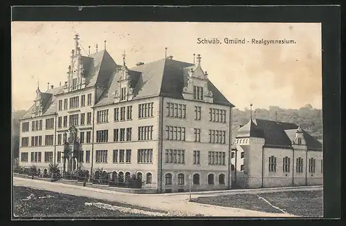 AK Schwäb. Gmünd, Partie am Realgymnasium