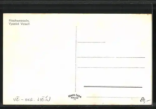 AK Vysoke Veseli, Partie am Ortsrand