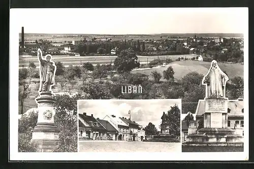 AK Liban, Marktplatz, Denkmal, Panorama