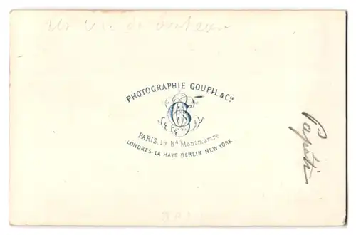 Fotografie Goupil & Cie., Paris, Ba. Montmartre 19. Gemälde: Un leve den Bonheur