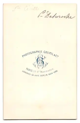 Fotografie Goupil & Cie., Paris, Ba. Montmartre 19, Sainte Cecile mit Engeln