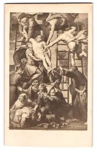 Fotografie Collin, Paris, Rue de l`ouest 36, Jesus wir vom Kreuz abgenommen