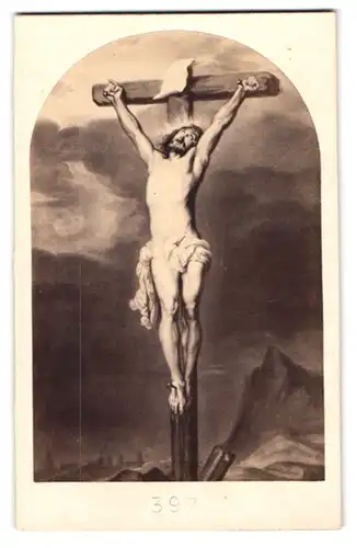 Fotografie Goupil & Cie., Paris, Ba. Montmartre 19, Jesus hängt am Kreuz