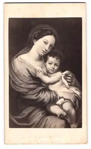 Fotografie Gustav Schauer, Berlin, Grosse Friedrichstr. 188, Die Madonna mit der Strahlenkrone nach Murillo