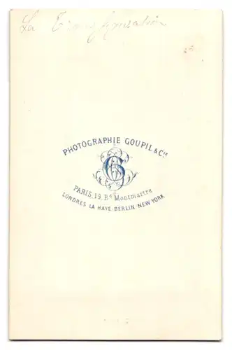 Fotografie Goupil & Cie., Paris, Ba. Montmartre 19, Jesus steigt zum Himmel auf