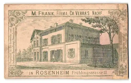 Fotografie M. Frank, Rosenheim, Frühlingstrasse 13, Ansicht Rosenheim, Aussenfasade des Ateliers