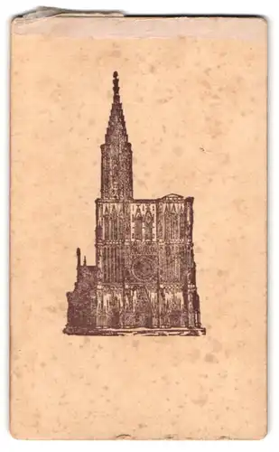 Fotografie R. Kissler Sohn, Strassburg i. E., St. Johannesstaden 1, Ansicht Strassburg i. E., das Münster