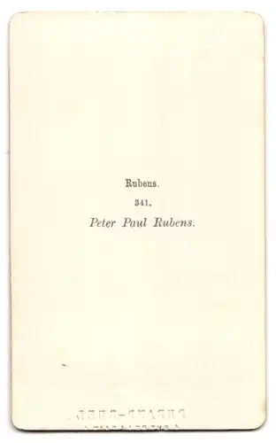 Fotografie Durand-Ruel, Paris, Rue de la Paix 1, Portrait Peter Paul Rubens, Maler