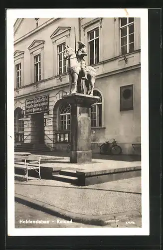 AK Haldensleben, Roland vorm Rathaus