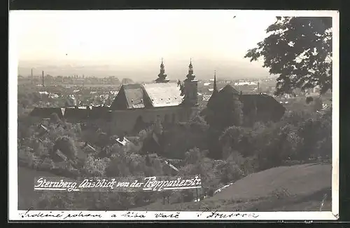 AK Sternberg, Ausblick von der Troppauerstrasse